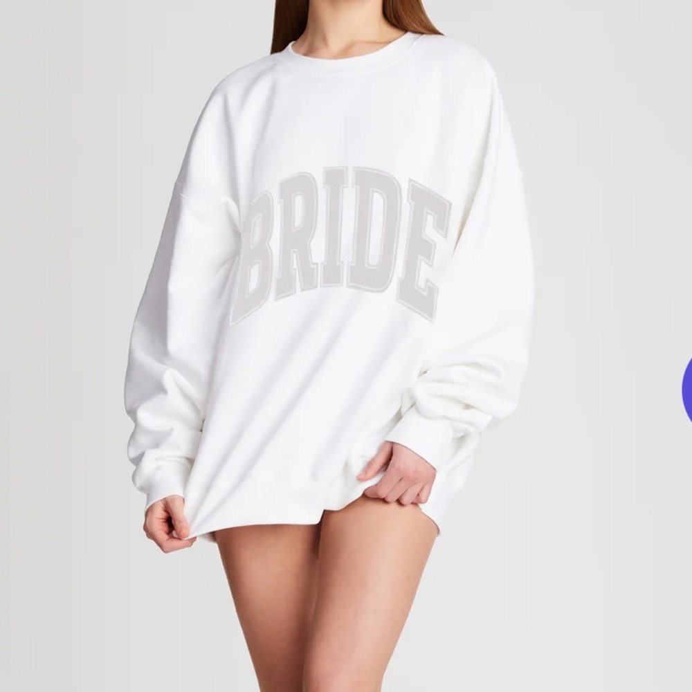 the bar bride oversized hoodie